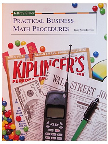 Book Practical Business Math Procedures free