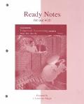 Book Ready Notes For Use With Fundamental Financial Accounting Concepts free