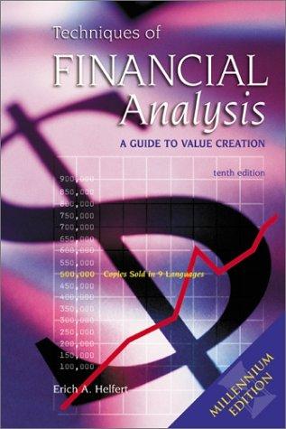 Book Techniques of Financial Analysis: A Guide to Value Creation free