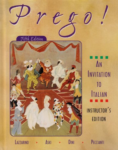 Book Prego: An Invitation to Italian (English and Italian Edition) free
