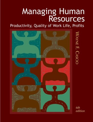 Book Managing Human Resources: Productivity, Quality of Work Life, Profits free