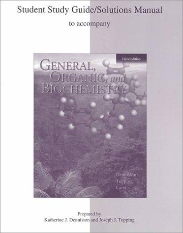 Book General, Organic, and Biochemistry (Study Guide) free