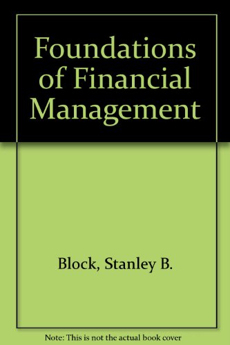 Book Foundations Of Financial Management free