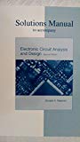 Book Instructor's Solutions Manual To Accompany Electronic Circuit Analysis And Design free