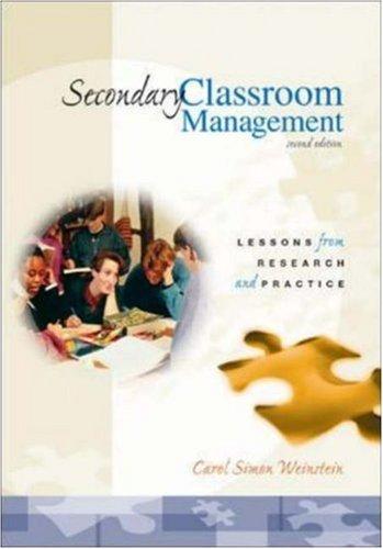 Book Secondary Classroom Management: Lessons from Research and Practice free