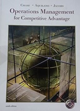 Book Operations Management for Competitive Advantage (The Irwin/Mcgraw-Hill Series. Operations and Decision Sciences) free