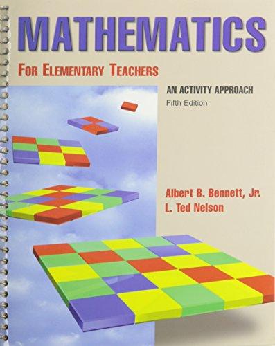 Book Math for Elementary Teachers Activity 5E free