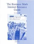 Book Business Math Internet Resource Guide free