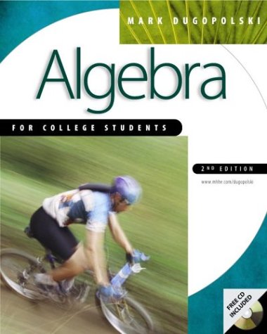 Book Algebra for College Students with Student CD-ROM Windows mandatory package free