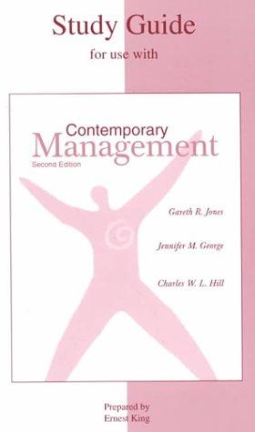 Book Student Study Guide to accompany Contemporary Management free