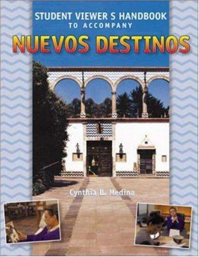Book Student Viewer's Handbook to accompany Nuevos Destinos:  Spanish In Review free