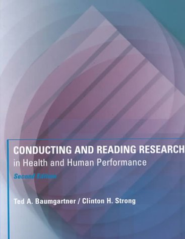 Book Conducting And Reading Research In Health And Human Performance free