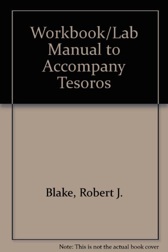 Book Workbook/Lab Manual to accompany Tesoros free