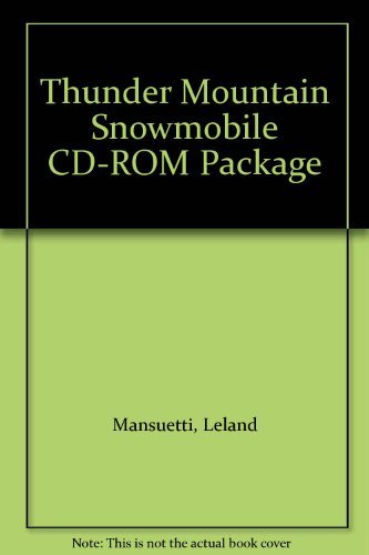 Book Thunder Mountain Snowmobile CD-ROM Package free