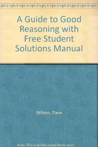 Book A Guide to Good Reasoning free