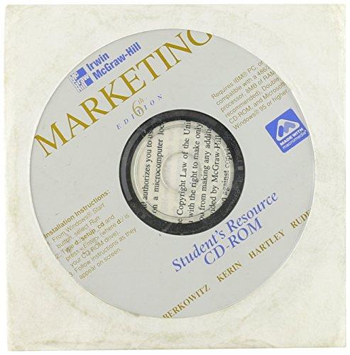 Book Student Cd-rom To Accompany Marketing free