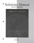 Book Solutions Manual to accompany Principles of Corporate Finance free