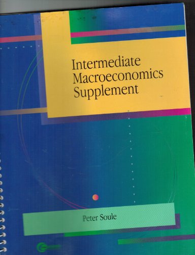 Book Intermediate Macroeconomics Supplement (is-lm,and As-ad Models, The Goverment Speding Deficit) free