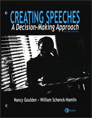 Book Creating Speeches A Decision-making Approach free