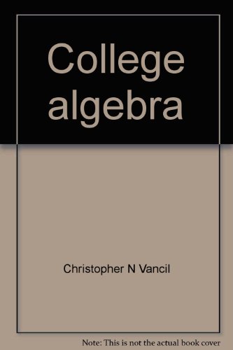 Book College Algebra: A Graphing Approach free