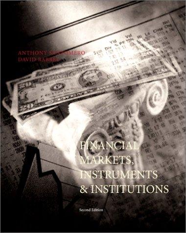 Book Financial Markets, Instruments, and Institutions free