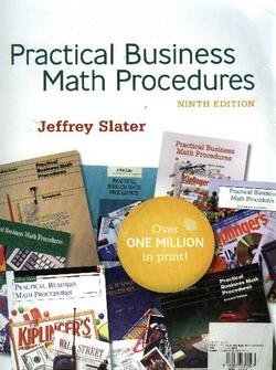 Book Practical Business Math Procedures free