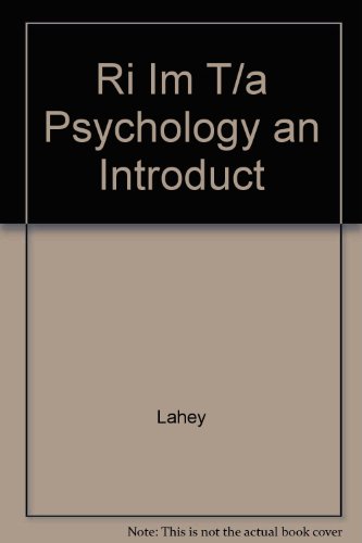 Book Instructor's Manual: Im T/a Psychology an Introduct free