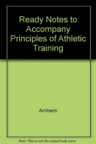 Book Principles of Athletic Training Ready Notes free