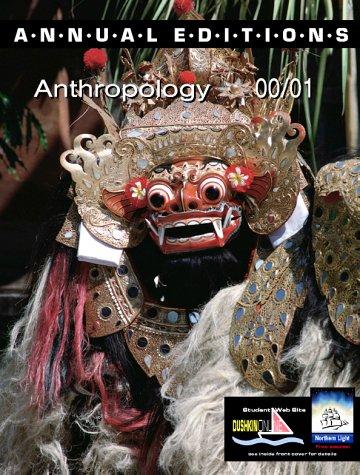 Book Annual Editions: Anthropology 00/01 (Annual Editions) free