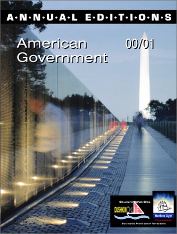 Book Annual Editions: American Government 00/01 (Annual Editions) free