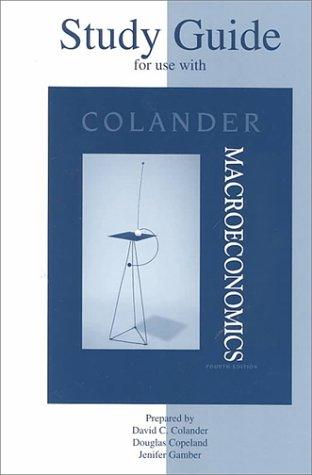 Book Study Guide for use with Macroeconomics free