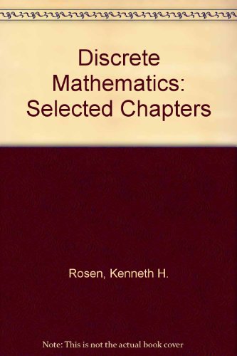 Book Discrete Mathematics: Selected Chapters free