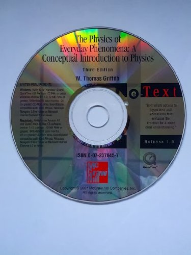 Book E-text T/a The Physics Of Everyday Phenomena free