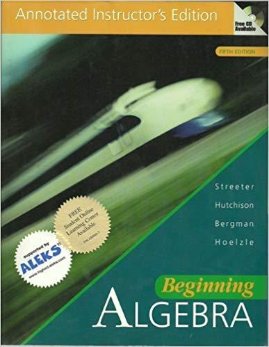 Book Beginning Algebra AIE free