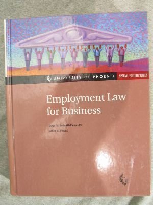 Book Employment Law for Business (University of Phoenix special edition) free