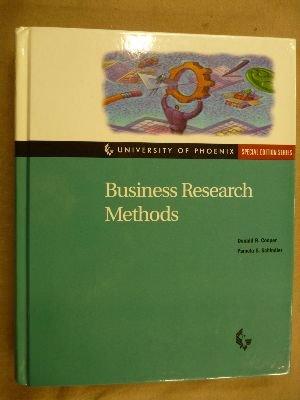 Book Business Research Methods (university Of Phoenix: Special Edition Series) free