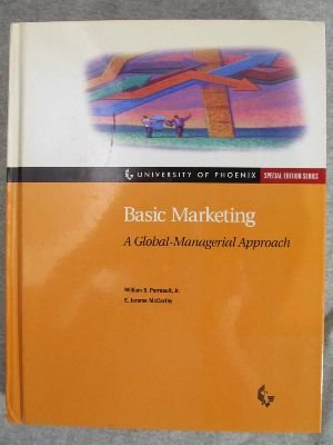 Book Basic Marketing By William D. Perreault, E. Jerome Mccarthy (univ Of Phoenix 13th Edition) free