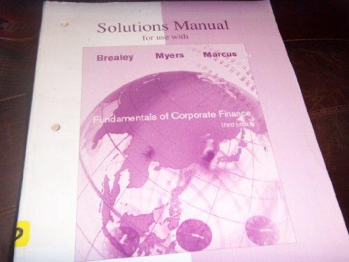 Book Solution Manual for use with Fundamentals 0f Corporate Finance free