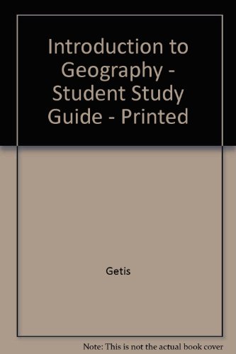 Book Student Study Guide to Accompany Introduction to Geography (7th Edition) free