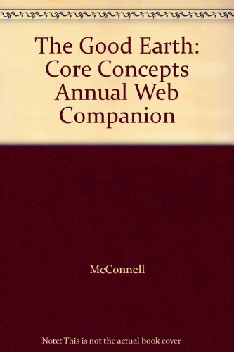 Book The Good Earth: Core Concepts Annual Web Companion free