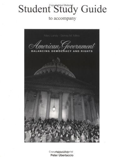 Book Study Guide to Accompany American Government:  Balancing Democracy and Rights free