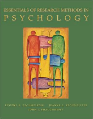 Book Essentials of Research Methods in Psychology free
