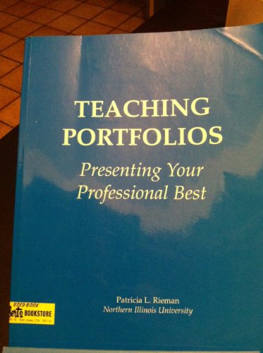 Book Teaching Portfolios: Presenting your Professional Best free