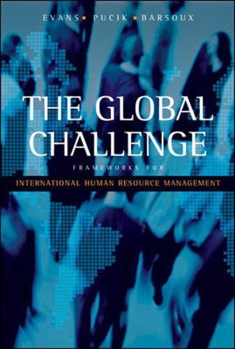Book The Global Challenge: Frameworks for International Human Resource Management free