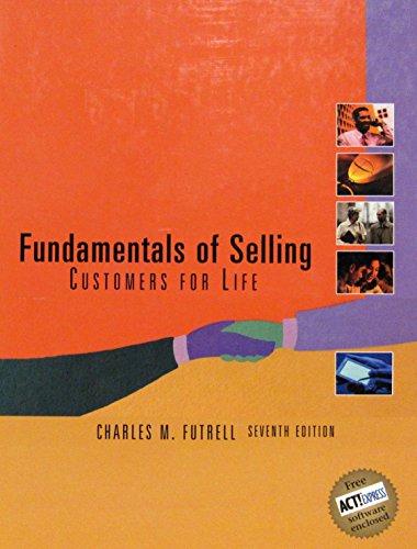 Book Fundamentals of Selling: Customers for Life free