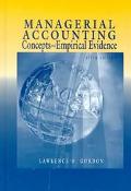 Book Managerial Accounting: Concepts and Empirical Evidence free