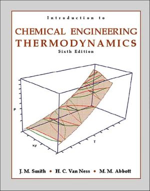 Book Introduction to Chemical Engineering Thermodynamics free