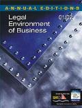 Book Annual Editions: Legal Environment of Business 01/02 free