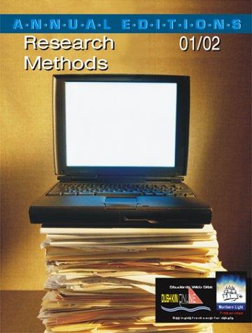 Book Annual Editions: Research Methods 01/02 free