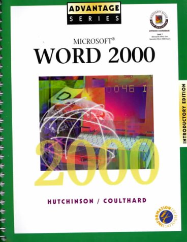 Book Advantage Series: Microsoft Word 2000 w/Appendix Introductory Edition free
